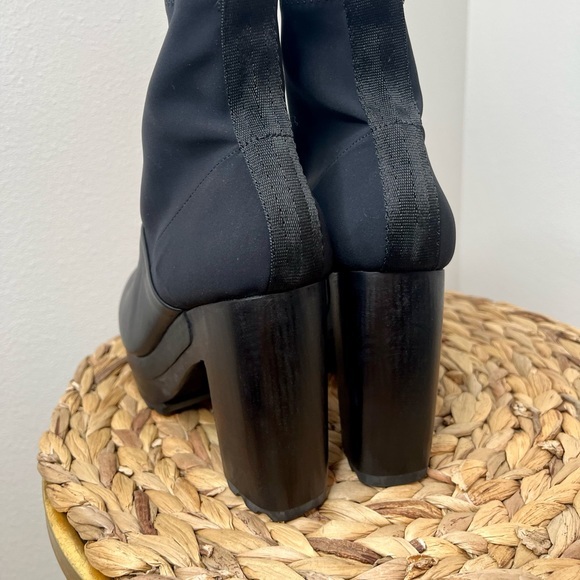 RACHEL COMEY Pipe Clog Leather Platform Boots Black size 7 new with box - Picture 6 of 7